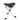 On Site Therapist Stool Without Back, XL Black by On-Site