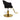 Ophelia Chic Styling Chair / Black with Polished Gold Base by HANS Equipment