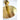 Ophelia Chic Styling Chair / Black with Polished Gold Base by HANS Equipment