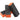 Orange 3 Way UK Nail Buffing Block - 100/180 Grit / 500 Case by UK Buffer