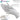OysterSkin Nitrile Exam Gloves - Powder-Free Non-Sterile Grey Nitrile Exam Gloves / MEDIUM / 10 Boxes of 250 Gloves = 2,500 Gloves per Case by MedGluv