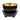 Pedicure Bowl Cart - Hammered Aluminum / Matte Powder-Coated Black Finish by Noel Asmar