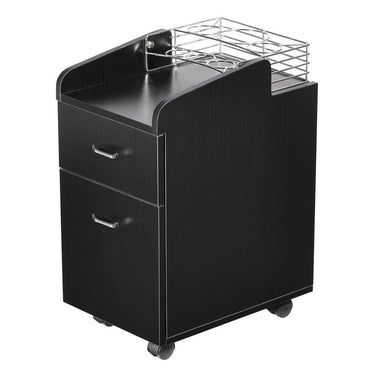 Pedicure Trolley with Organizer / Available in Black, White, or Gray by Whale Spa