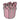 Pink 280/320 3-1/2&quot; Mini File Bucket / 100 Count by DHS Products
