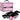 Pink Krystal 4-Tiers Expandable Trays Cosmetic Makeup Train Case Organizer Travel by TruCase