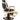 Princeton II Gold Edition Barber Chair by DIR Salon Furniture