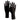 Product Club - Reusable Black Latex Gloves 12 Per Box - Size: Medium