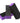 Purple 3 Way UK Nail Buffing Block 60/100 grit / 500 Case by UK Buffer