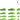 Refill Green Pads for Refectocil Lash Lift Ultra / 2 Pads each in Sizes Small, Medium, Large, XL