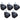 Replacement Caster Set for Salon Tuff Carts / Manicure Tables / Cabinets / Pedicure Carts / Set of 4 Casters by SalonTuff