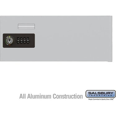 Replacement Door with Resettable Combination Lock - Standard B Size - for Cell Phone Locker - Aluminum by Salsbury – Aluminum – Resettable Combination Lock by Salsbury