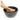 Round Pedicure Bowl / Espresso Brown / Durable Resin Material - The New Signature Collection by Noel Asmar