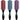 Rubber Base Styling Brush - Assorted Colors / 9 Row by Scalpmaster