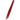 Rubis Red with White Swiss Cross Slanted Tweezer / 3.75"