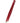 Rubis Red with White Swiss Cross Slanted Tweezer / 3.75&quot;