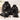 Satin Drawstring Gift and Jewelry Pouches - Black - 3"W x 4"L / 1 Case (100 per Case)