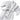 Satin Stripe Kimono Robe / White by Boca Terry