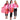 Scalpmaster Jam 'N Jellie Vinyl 3- Piece Set, Pink