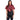 Scalpmaster Nylon Comb-Out Cape 28" X 28", Velcro Burgundy