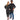 Scalpmaster Nylon Crinkle Uniform Top, Elastic Black