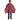 Scalpmaster Nylon Styling Cape 54" X 45", Velcro Burgundy