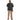Scalpmaster Poly/Cotton Barber Jacket Extra Large, Zipper Black