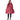 Scalpmaster Vinyl Shampoo Cape / 54" X 36", Tie String Burgundy