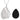 Serina & Company - Stainless Steel Floral Tear Drop Pendant | Aromatherapy Jewelry for Retail!
