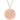 Serina & Company - Stainless Steel Rose Gold Swirls Pendant | Aromatherapy Jewelry for Retail!