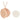 Serina & Company - Stainless Steel Rose Gold Swirls Pendant | Aromatherapy Jewelry for Retail!