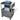 Service Center Cart with Cabinet