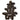 Set of 4 Tao Good Wishes Symbols - Antique Black Wood / Each Piece 7" x 6" by East-West Furnishings