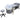 Shanti Head Spa Treatment Bed with Steam Therapy / Grey by Hans Equipment