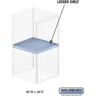 Shelf - for Bulk Storage Locker - 36-inch Wide - 36-inch Deep by Salsbury – Default Title by Salsbury
