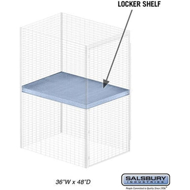 Shelf - for Bulk Storage Locker - 36-inch Wide - 48-inch Deep by Salsbury – Default Title by Salsbury