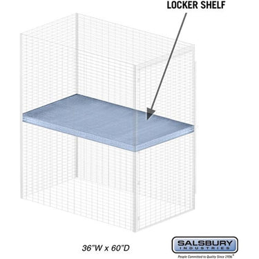 Shelf - for Bulk Storage Locker - 36-inch Wide - 60-inch Deep by Salsbury – Default Title by Salsbury