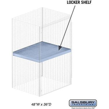 Shelf - for Bulk Storage Locker - 48-inch Wide - 36-inch Deep by Salsbury – Default Title by Salsbury