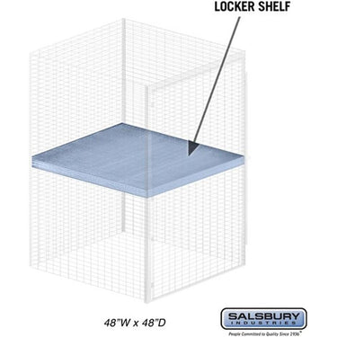Shelf - for Bulk Storage Locker - 48-inch Wide - 48-inch Deep by Salsbury – Default Title by Salsbury