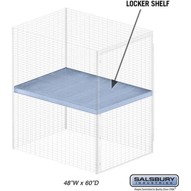 Shelf - for Bulk Storage Locker - 48-inch Wide - 60-inch Deep by Salsbury – Default Title by Salsbury