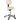 Silhouet-Tone Deluxe Round Air-Lift Stool With Backrest / 18" to 23" Height