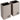 Silver Beige Glitter 6-Tiers Accordion Trays Professional Cosmetic Makeup Train Case by TruCase