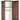 Single Tier Solid Oak Executive Locker - 1 Locker Wide X 6' High X 18&quot; Deep - Dark Oak by Salsbury