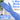 Sky Blue Nitrile Gloves / Powder-Free Non-Sterile Nitrile Gloves / Size Large / 100 per Box