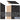 Sloping Hood - for 12-inch Wide - 18 Inch Deep Designer Wood Locker - 1 Wide by Salsbury – Black by Salsbury (view 2)