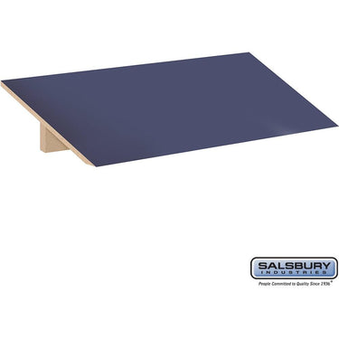 Sloping Hood - for 15 Inch Deep Designer Locker - 3 Wide by Salsbury – Blue by Salsbury