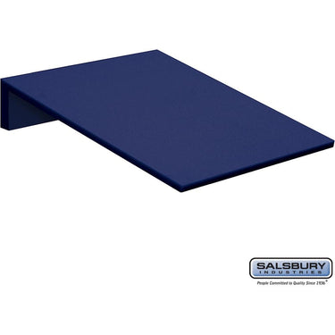Sloping Hood - for 18-inch Wide Heavy Duty Plastic Locker - 1 Wide by Salsbury – Blue by Salsbury