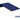 Sloping Hood - for Heavy Duty Plastic Locker - 1 Wide by Salsbury – Blue by Salsbury