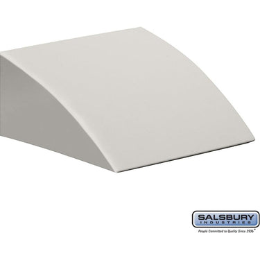 Sloping Hood for Plastic Locker - 1 Wide - Dark Gray by Salsbury – Default Title by Salsbury