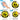 Social Distancing Bundle / (10) 12" Round Removable Floor Decal Stickers - Yellow + (2) Window Signs - Yellow + (1) Tape Measure + (1) Scraper