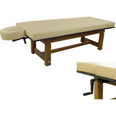 SolTerra Teak Massage Table by TouchAmerica